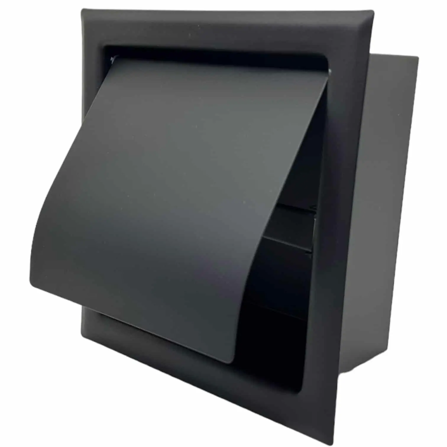 Inbouw wcrolhouder zwart maison dam 11