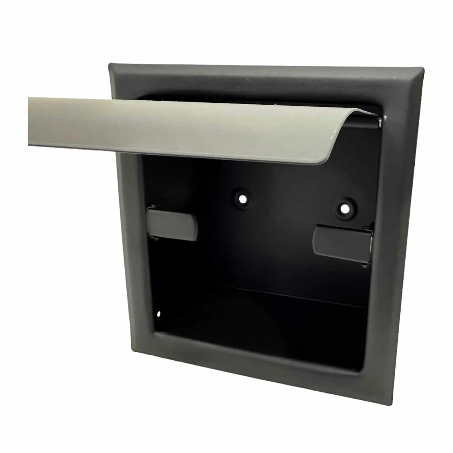 Inbouw wcrolhouder zwart maison dam 9 (2)