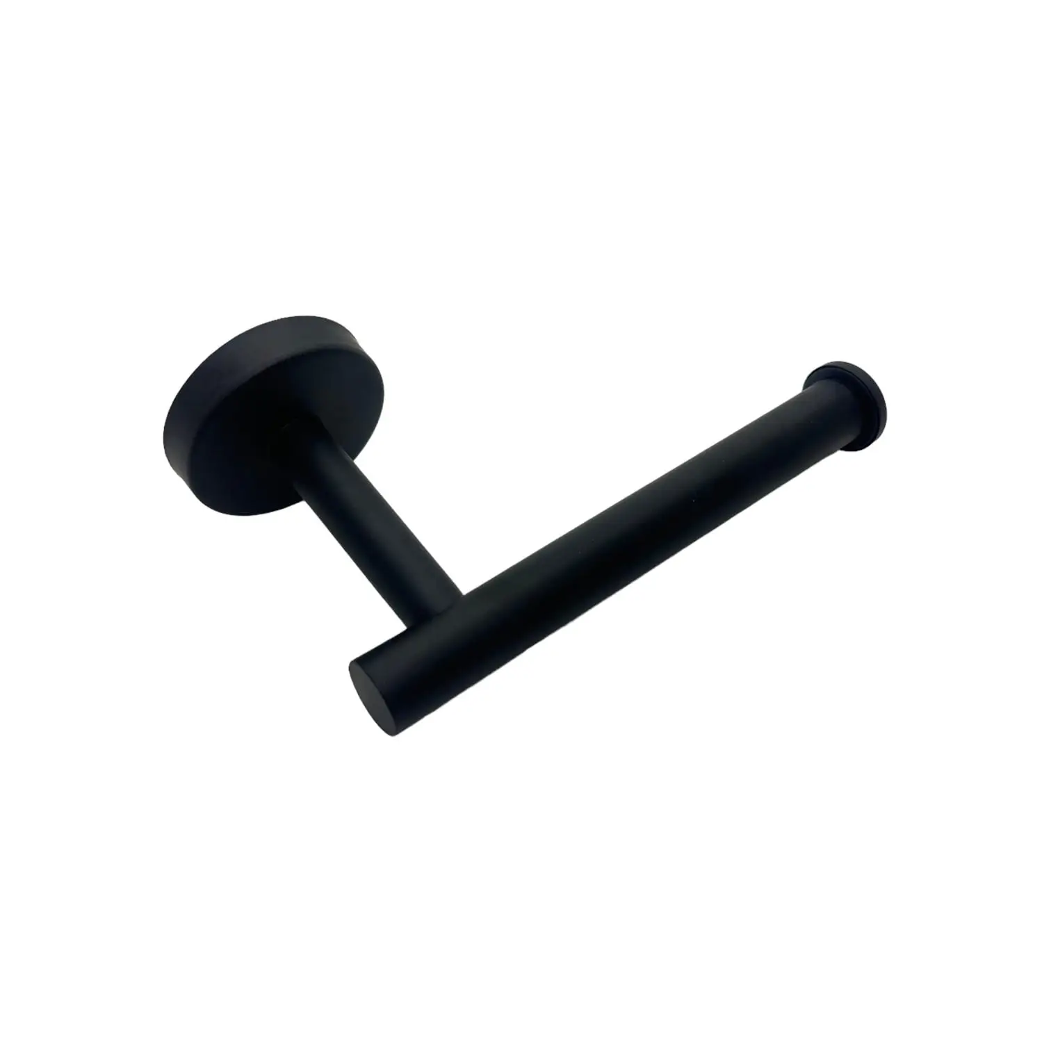 Toiletrolhouder mat zwart boren
