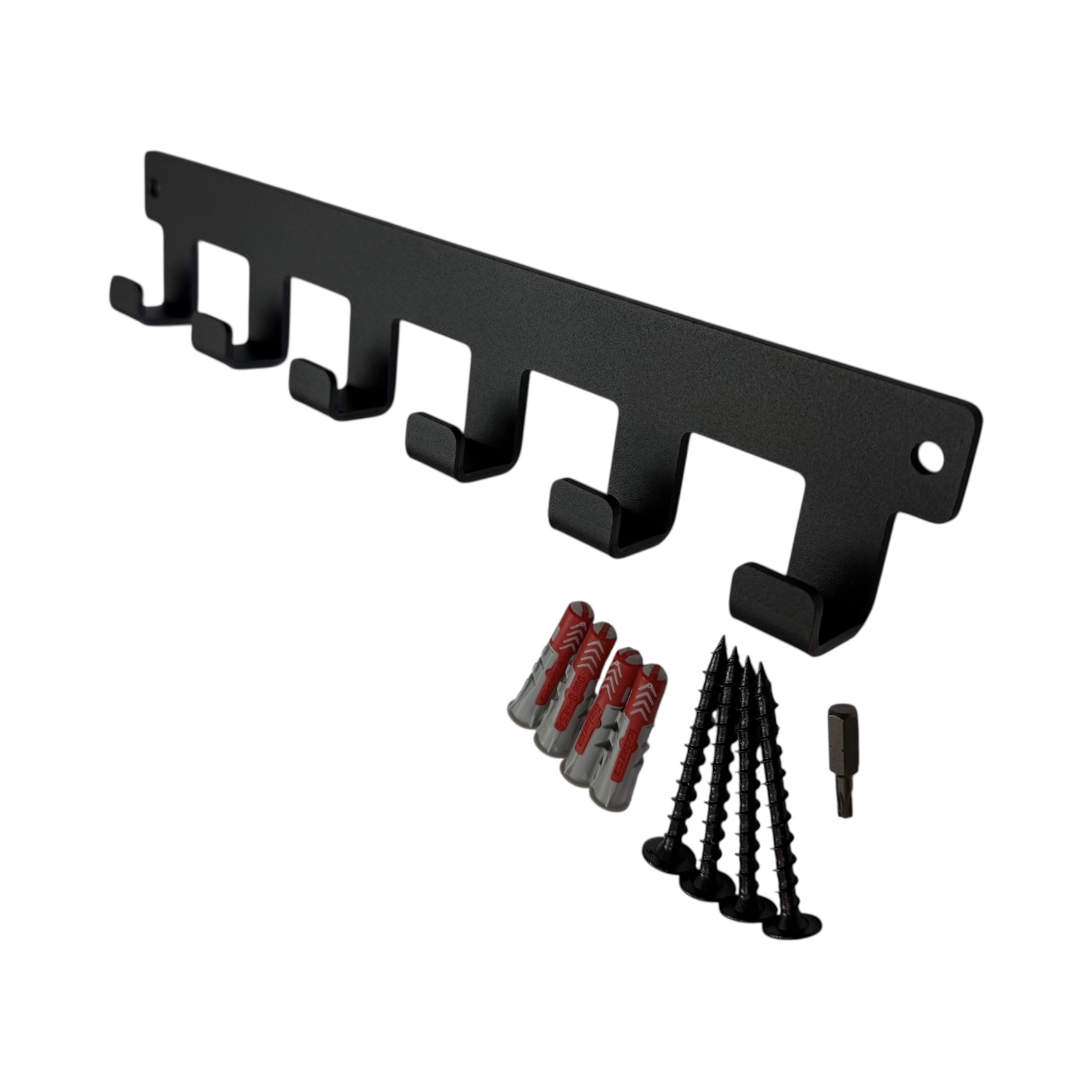 Stalen kapstok small | Enkele haken