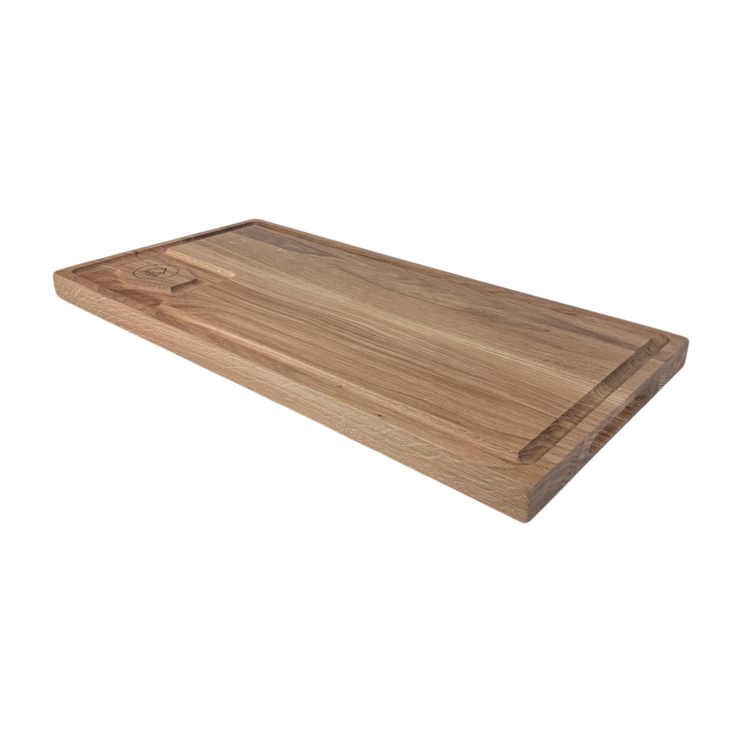 Massief eiken snijplank met sapgeul deluxe